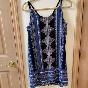 NWT!! SUNDRESS WITH CRISSCROSS BACK-size L